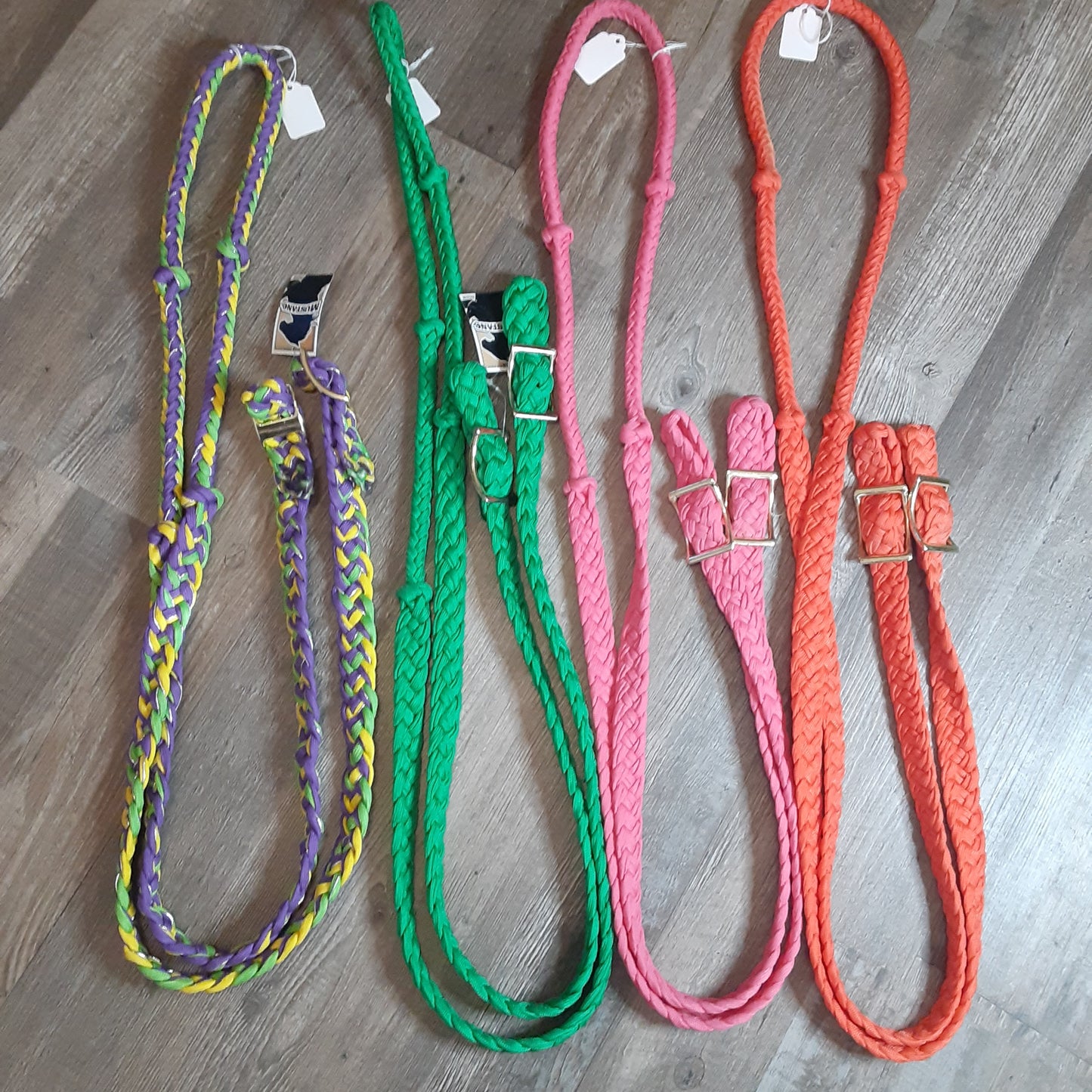 Nylon Braided Barrel Contest Reins