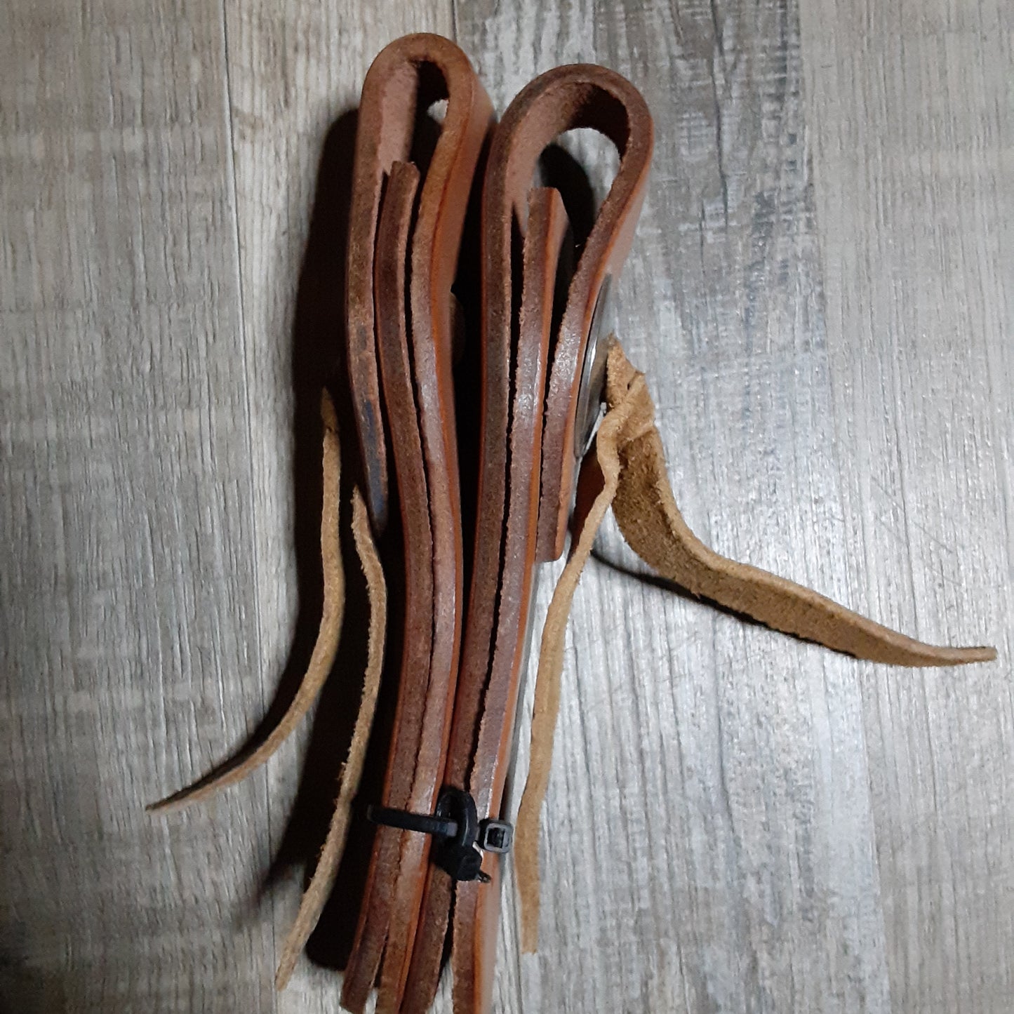 Custom Slobber Straps for Reins with Slotted Concho
